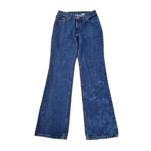 Vintage Levi's 517 Boot Cut Denim Jeans Made in USA Size 9 / 28x32